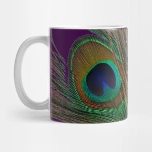 Peacock feathers Mug